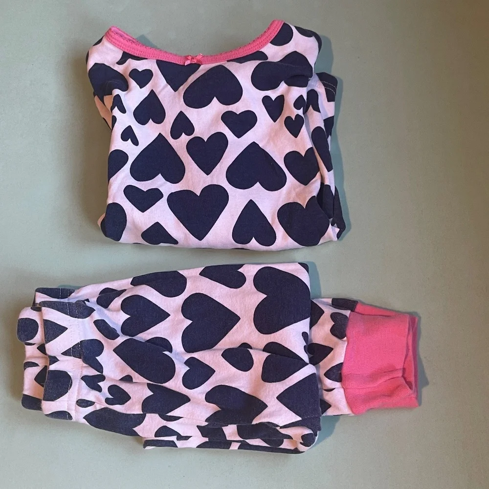 2‎ Piece Heart Pajamas
